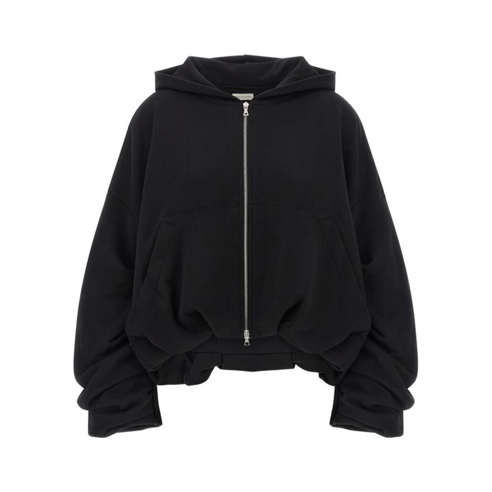Dries Van Noten Black Cotton Women's Hoodie